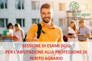 Sessione esami abilitazione Perito Agrario 2020